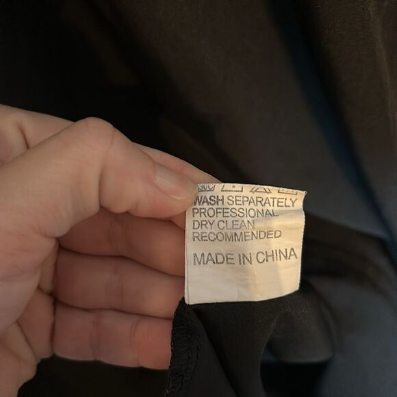 Women’s Black Longsleeve Dress with balloon style sleeves knee length 1XL - Picture 6 of 6